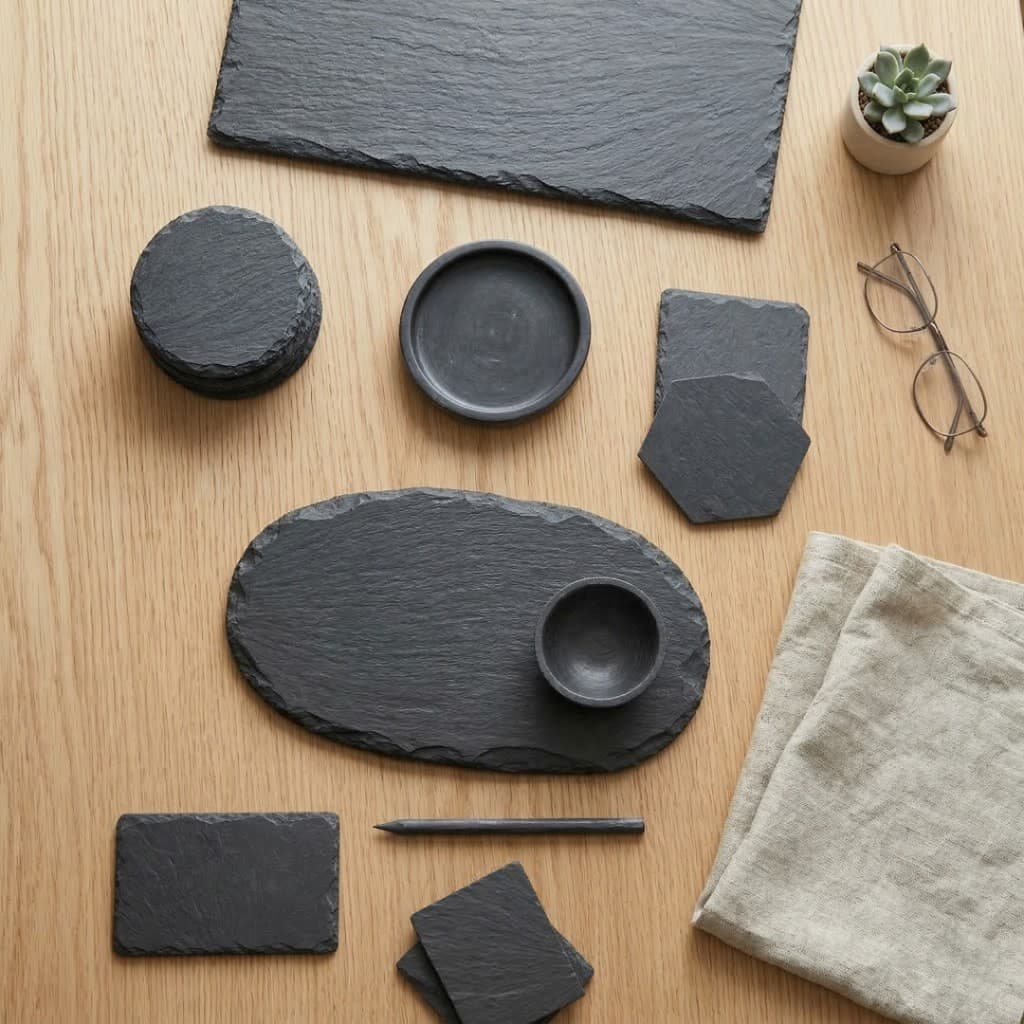 Slate engraving material